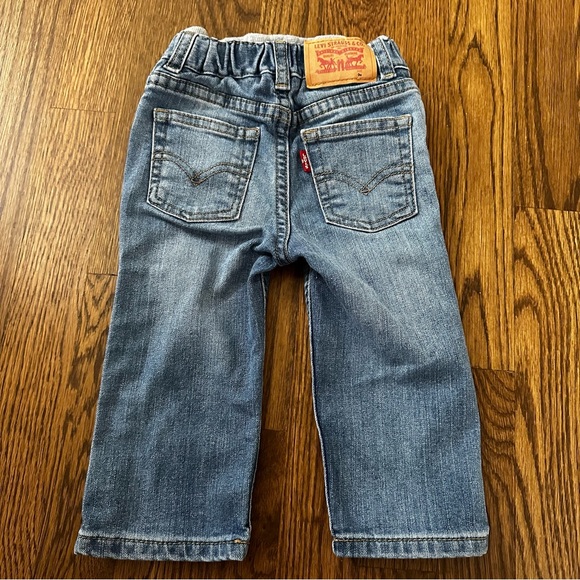 Baby boy navy blue fox outfit, size 9M (3 pcs - Levi’s, Carter’s, Yoga Sprouts) - Picture 7 of 11